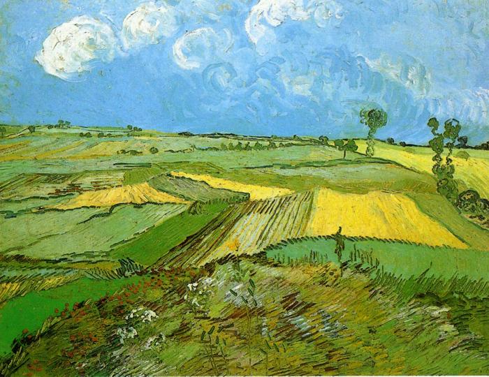 Vincent Van Gogh Wheat Fields at Auvers Under Clouded Sky Germany oil painting art